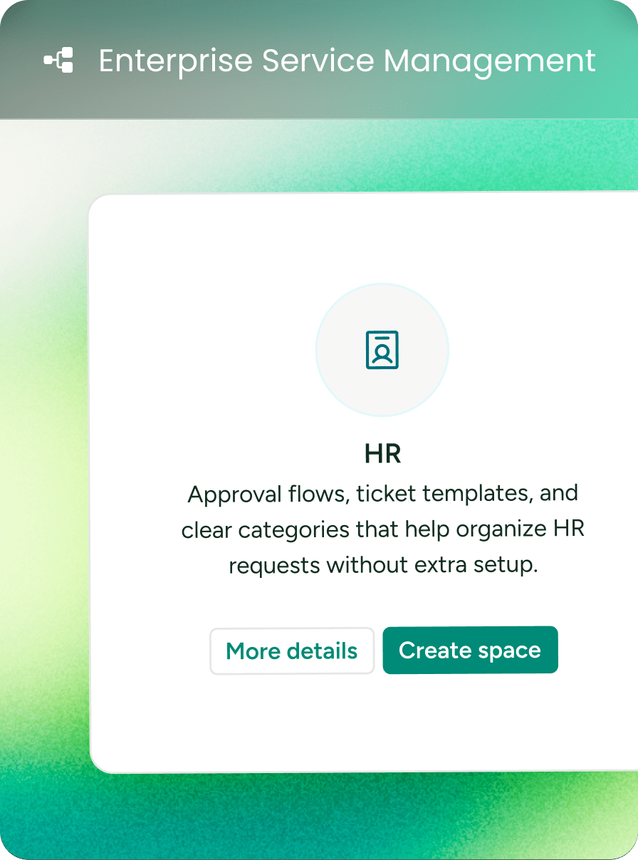 Enterprise service management
