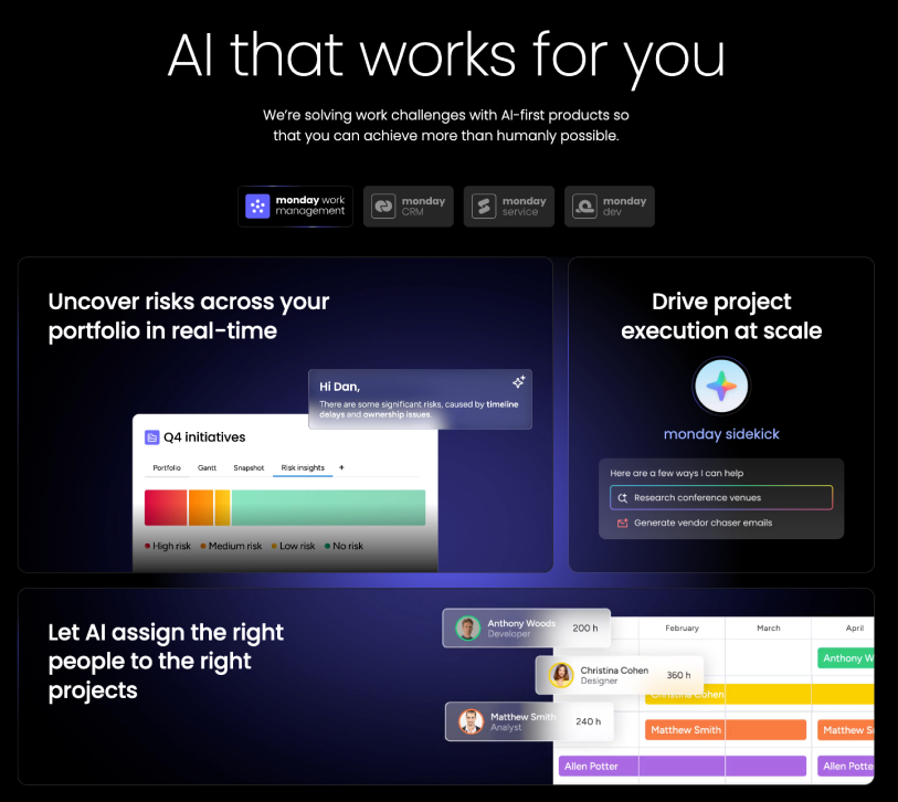 Connected work and service platforms